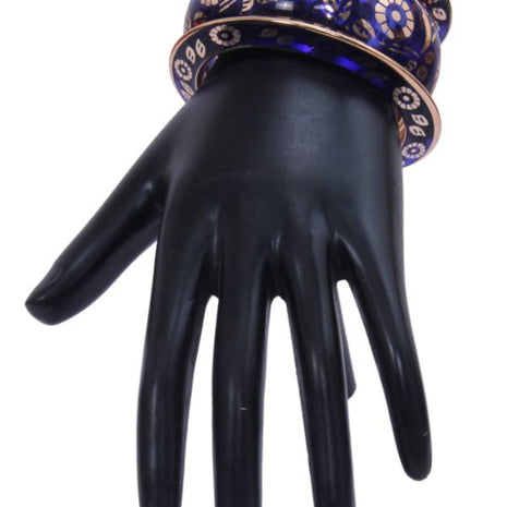Metallic Multicolor Indian Bangle Set / Ruchi