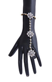 Gold-Toned American Diamond Bracelet / Ruchi