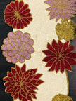 Affluent Floral Beaded Table Runner / Ruchi