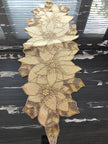 Golden Glitzy Beaded Table Runner / Ruchi