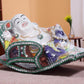 White Porcelain Laughing Buddha Statue / Ruchi