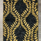 Intricately Crafted Gold And Black Beaded Table Runner / Ruchi