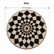 Beaded Geometric Pattern Placemat Set Of 2 / Ruchi