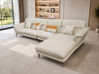 Modern L-Shape Genuine Leather Sectional Sofa / Ruchi 