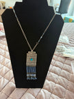 Bohemian Beaded Tassel Pendant Necklace / Ruchi