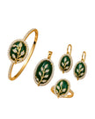 Minimalistic Gold-Plated Alloy 4-Piece Jewelry Set / Ruchi