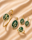 Minimalistic Gold-Plated Alloy 4-Piece Jewelry Set / Ruchi