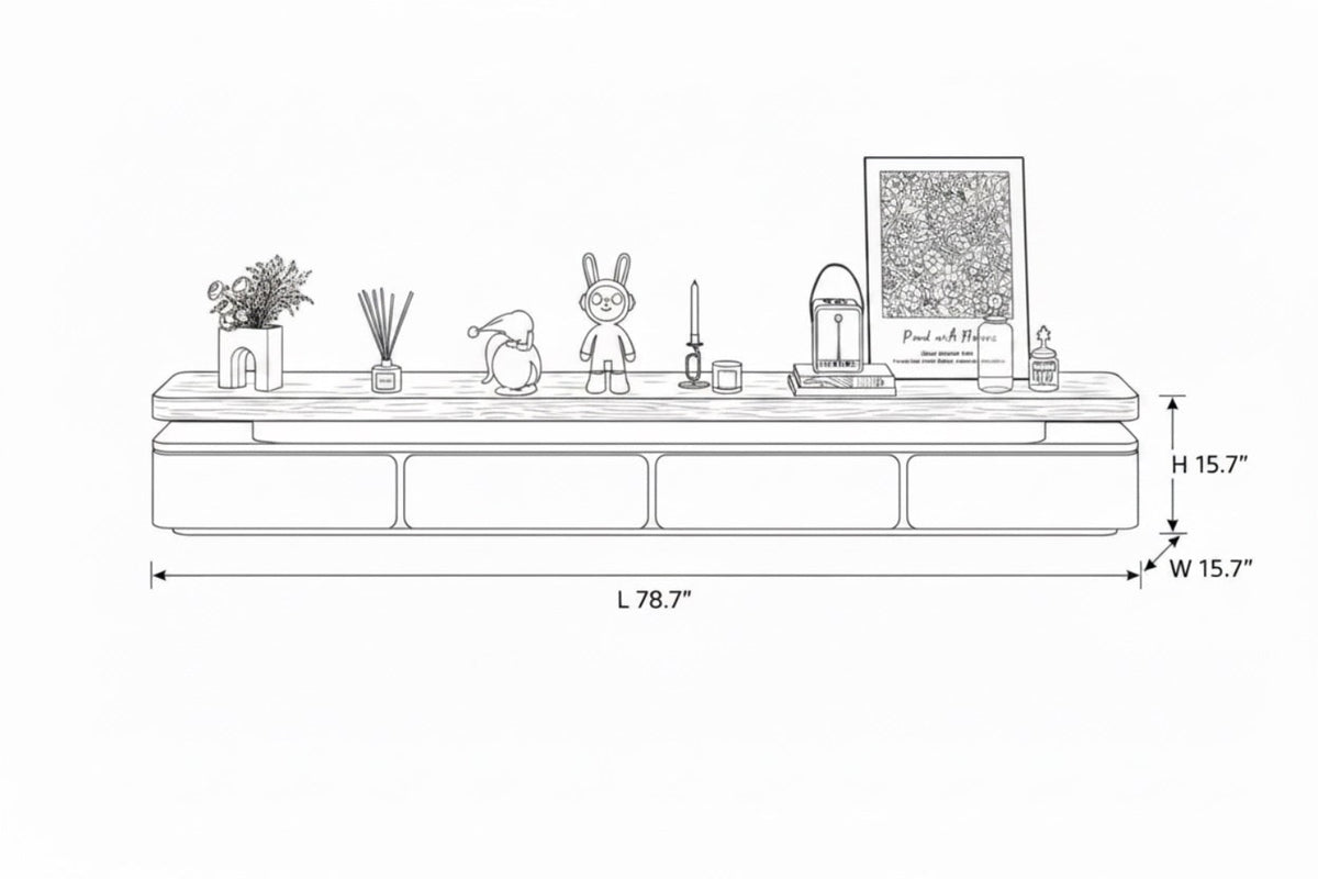 Modern Coffee Table TV Stand Set
