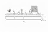 Modern Coffee Table TV Stand Set