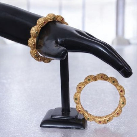 Indian Gold Plated Bangle Set For Women / Ruchi
