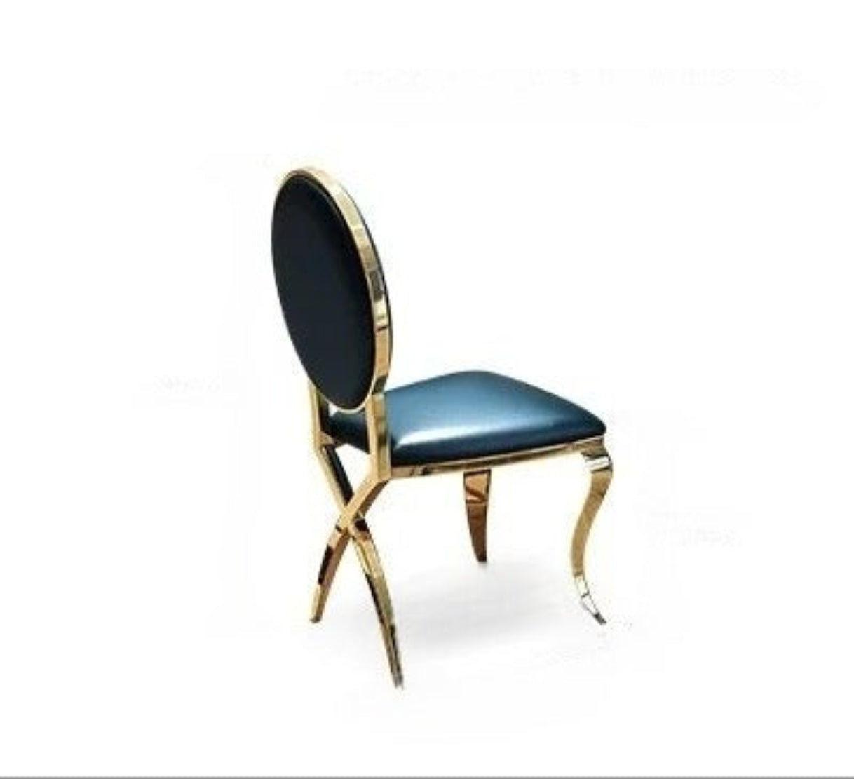 6 Piece Leather Luxurious Dining Chair Set / Ruchi