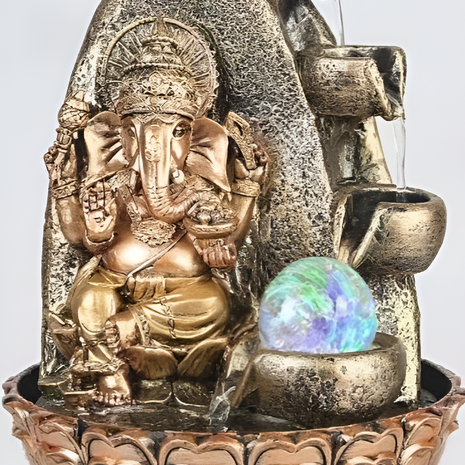 Stunning Polyresin Tabletop LED Fountain / Ruchi