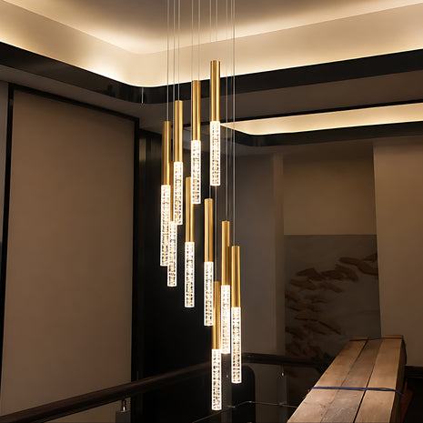 Large LED Multi Light Pendant Chandelier / Ruchi