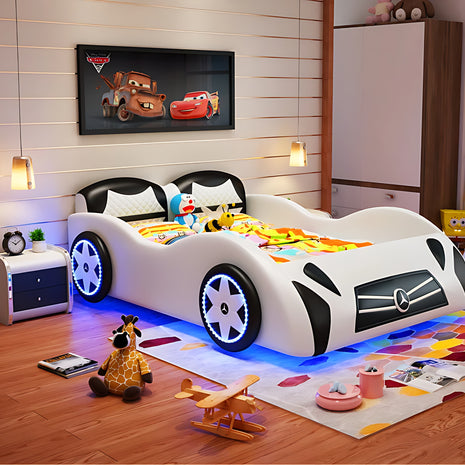 Leather Car Bed with LED / Ruchi