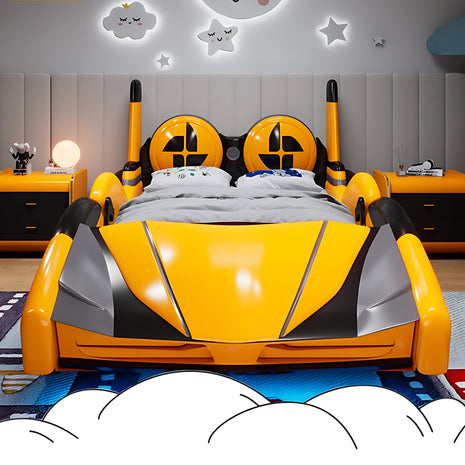 Leather Car Bed with LED & Speaker / Ruchi