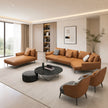 Leather Sectional Sofa Set with Chaise Lounge / Ruchi