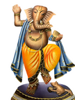 Lord Ganesha Metal Wall Hanging / Ruchi