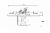 Wooden Rectangular Dining Table Set For 6