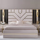Modern Fabric Bedroom Set