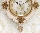 Luxury Floral Style Decoration Wall Clock / Ruchi