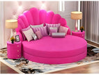 Luxury Velvet Round Bed / Ruchi