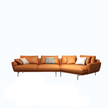 Leather Sectional Sofa Set with Chaise Lounge / Ruchi