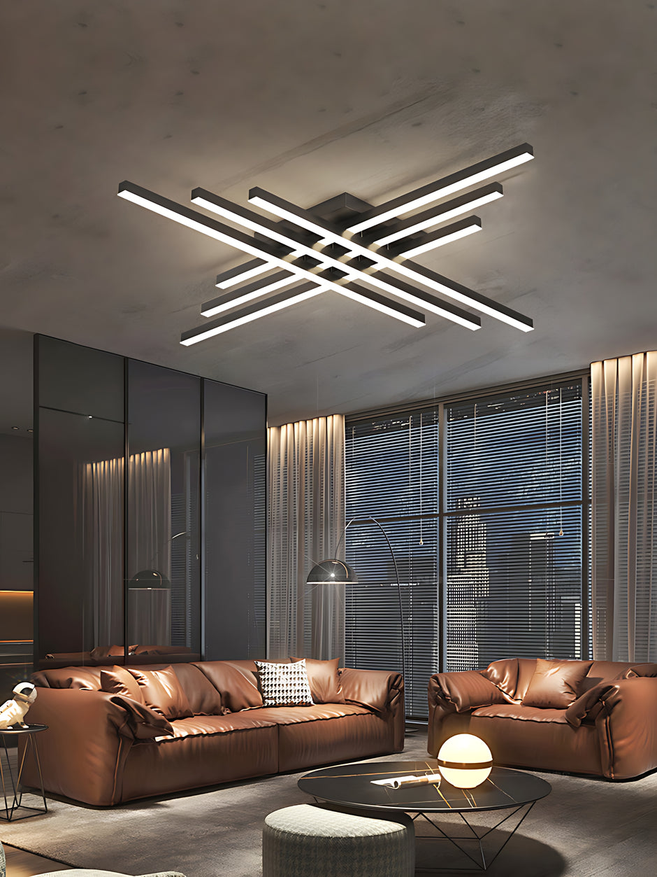 Remote Control Flush Mount LED Ceiling Light / Ruchi