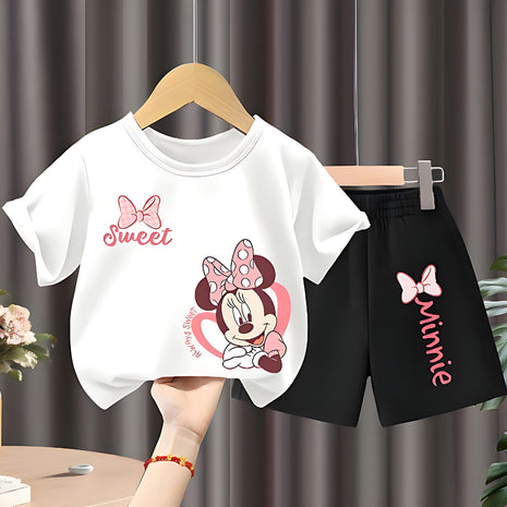 Kids Casual Polyester T-Shirt and Shorts Set / Ruchi