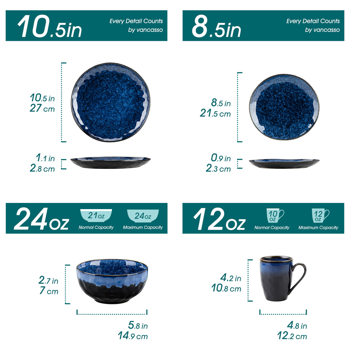 Traditional Design Ceramic Dinnerware Set / Ruchi