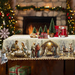 Christmas Nativity Scene Rectangular Or Round Polyester Tablecloth / Ruchi
