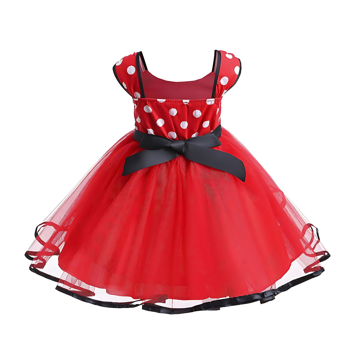 Fancy Polka Dots Baby Girls Party Dress / Ruchi