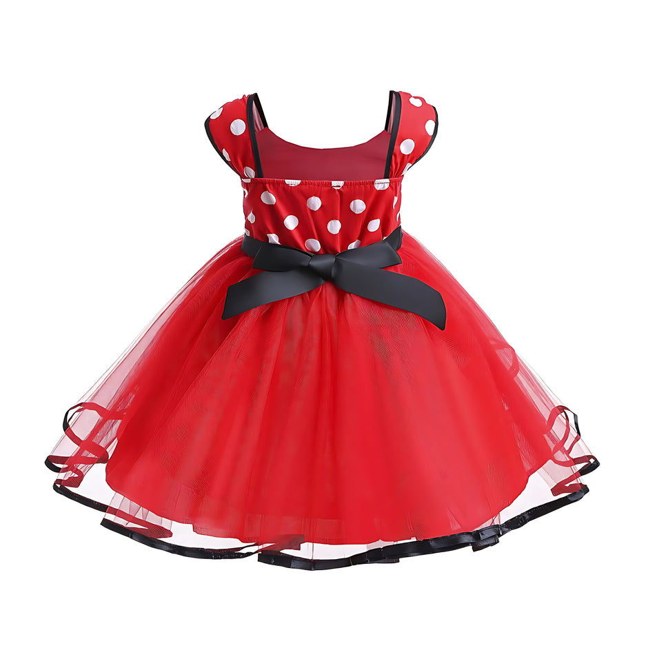 Fancy Polka Dots Baby Girls Party Dress / Ruchi