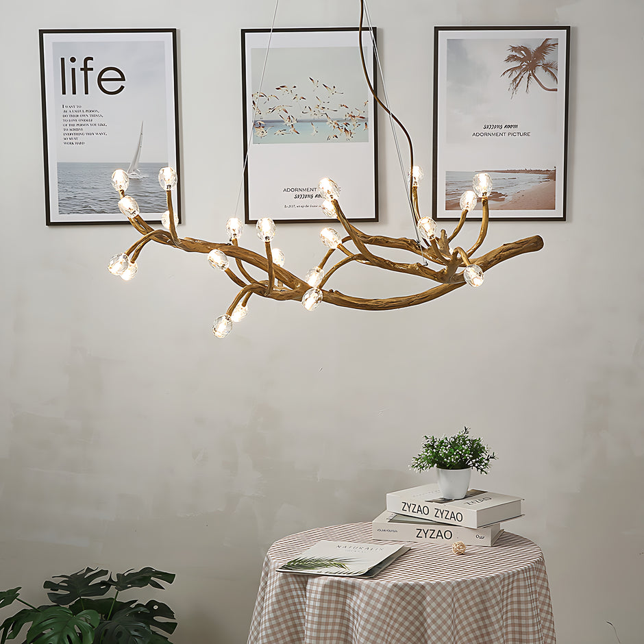 LED Crystal Bubble Tree Branch Chandelier / Ruchi