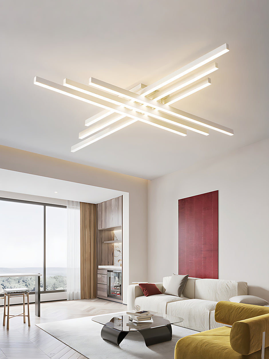 Remote Control Flush Mount LED Ceiling Light / Ruchi