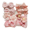 Adorable Floral And Bow Hair Ties 10-Pcs Set / Ruchi