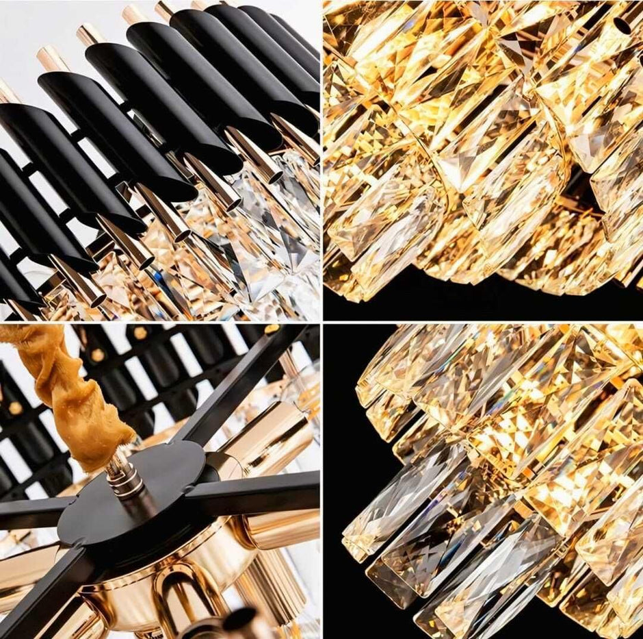 Modern Round K9 Crystal Luxurious Chandelier / Ruchi