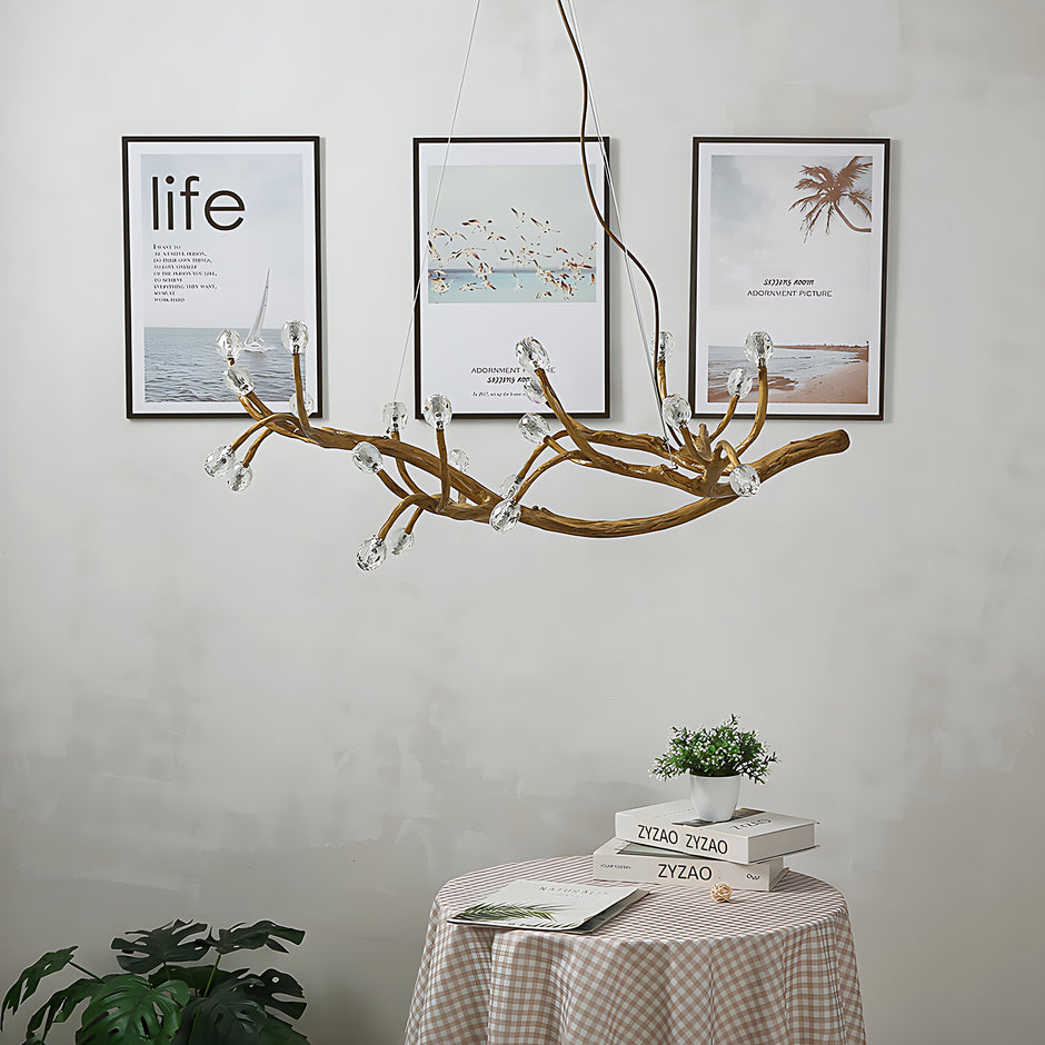 LED Crystal Bubble Tree Branch Chandelier / Ruchi