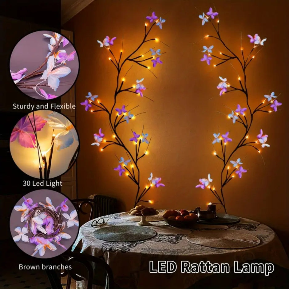 Remote Control Butterfly USB Wall Light /  Ruchi 