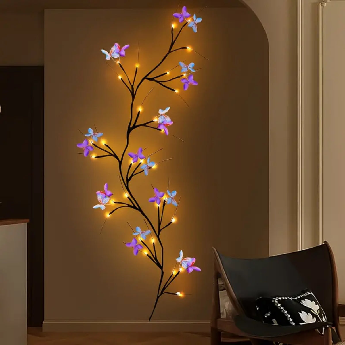 Remote Control Butterfly USB Wall Light /  Ruchi 