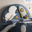 Kids Astronaut Theme Leather Bed / Ruchi