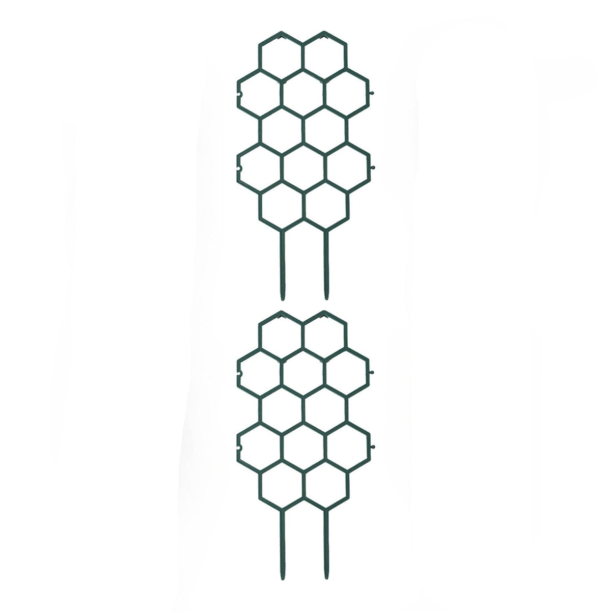 Honeycomb Pattern Plastic Plant Trellis Pack Of 2 / Ruchi