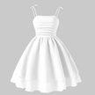 Girls Elegant Tiered Polyester Dress With Bow Straps / Ruchi