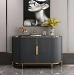 Marble Top Buffet Table With Storage / Ruchi 