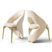 Microfiber Fabric Dining Chairs Set Of 2 / Ruchi