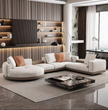 Minimalist U-Shaped Fabric Sofa Set / Ruchi