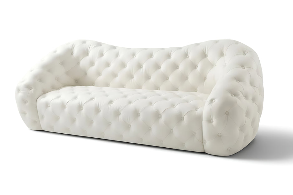 Modern 3 Seater Leather Sofa / Ruchi