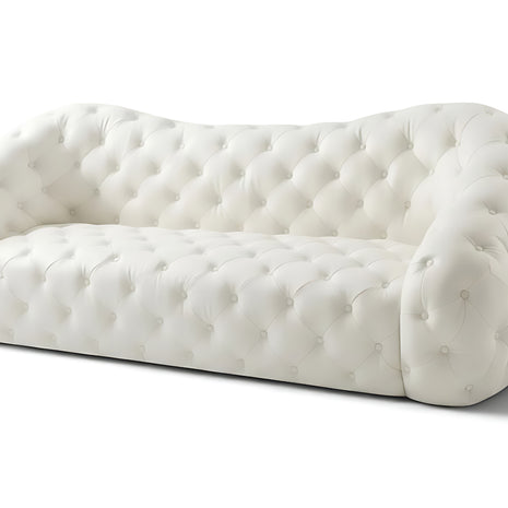 Modern 3 Seater Leather Sofa / Ruchi