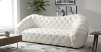 Modern 3 Seater Leather Sofa / Ruchi