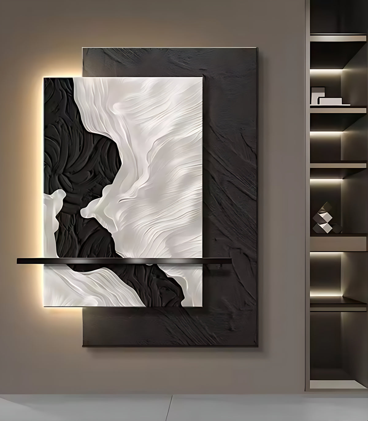 Modern Abstract LED Wall Light / Ruchi