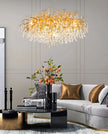 Modern Crystal LED Chandelier For Dining Room / Ruchi
